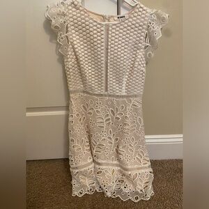 BB DAKOTA White Lacy Dress